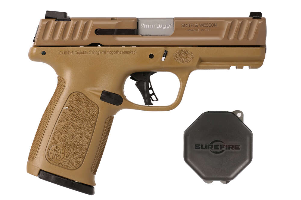 Handguns Smith&Wesson SD9 2.0 9mm S&W SD9 2.0 9MM 4" 16RD FDE BUNDLE